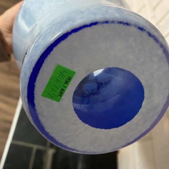 Kosta Boda "Open Minds" Vase in Blue - Picture 3 of 4